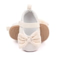 thumbnail image 3 of Baby Girls Princess Shoes, Soft Bow Flower Non-slip Toddler Shoes, 3 of 6