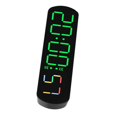 Contemporary Digital Alarm Clock with Voice Control Alarm Function Daily Use