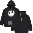 thumbnail image 5 of Disney The Nightmare Before Christmas Boys Jack Skellington Pullover Hoodie, Black, Sizes S-XL, 5 of 8