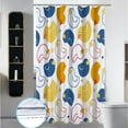 thumbnail image 3 of Stall 36"x72" Yellow and Blue Duck Shower Curtain Set with Hooks,Cute Bathroom Curtain Kids Fabric Waterproof Bath Curtain Machine Washable, 3 of 6