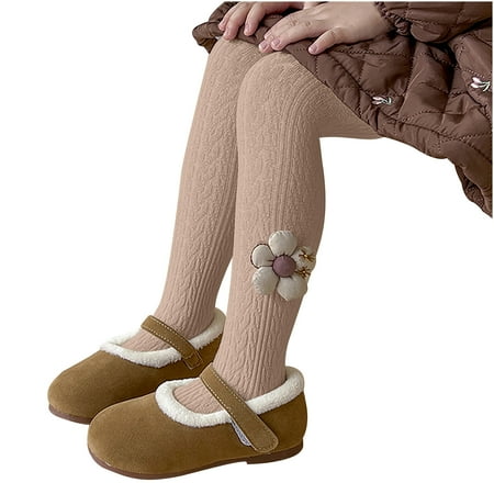 

Edvintorg Kids Girls Tights Clearance Winter Elastic Warm Pantyhose Cute Girls Leggings Children s Bottom Socks And Pant School Girl Outfit For Kids 2-12Years