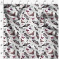 thumbnail image 3 of Soimoi Silk Fabric Butterflies Butterfly Printed Craft Fabric by The Yard 42 Inch Wide, 3 of 6
