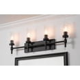 thumbnail image 5 of HNTV3011MBBK AFX Huntington - 4 Light Bath Vanity-10.8 Inches Tall and 30 Inches Wide-Black Finish, 5 of 6