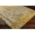 thumbnail image 2 of Mark&Day Wool Rugs, 2x3 Barren Traditional Bright Yellow Area Rug, Yellow Beige Grey Carpet for Living Room, Bedroom or Kitchen (2' x 3'), 2 of 2