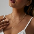 thumbnail image 3 of Gold Necklace for Women 14K Gold Chain Necklaces Dainty Layered Necklaces Simple Stackable Pendant Necklaces Herringbone Cuban Paperclip Chain Gold Choker Necklaces Gold Jewelry for Women, 3 of 7
