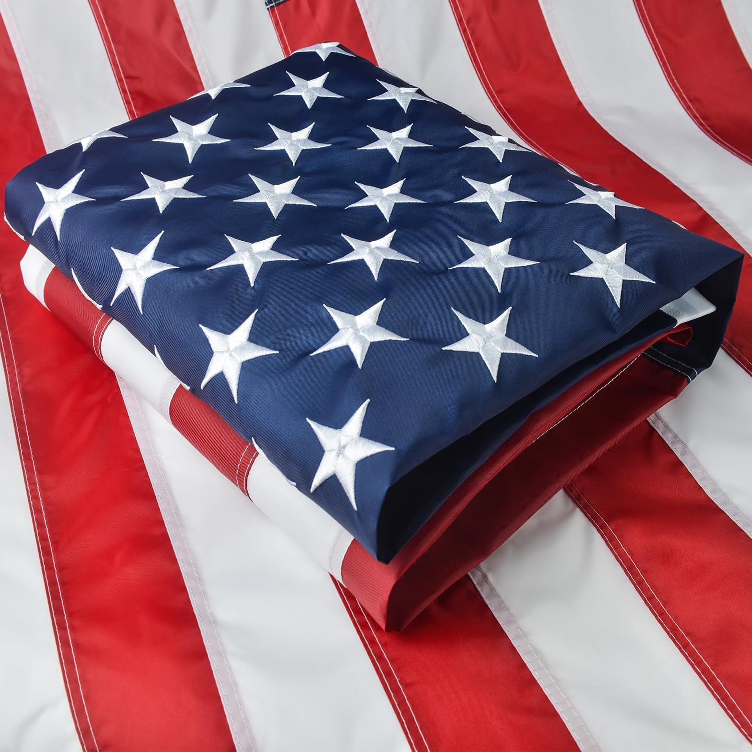 1pcs 2X3FT American Flag USA Flag Printed Nylon Flag National Flag w/Brass Grommets Courtyard Decoration Festival Decoration Flag
