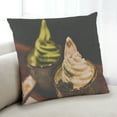 thumbnail image 1 of Ahgly Company Foods Ice Cream Indoor Throw Pillow, 18 inch by 18 inch, 1 of 6