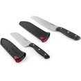 thumbnail image 2 of Farberware Edgekeeper Self-Sharpening Triple Riveted Santoku Knife Set, 4-Piece, Black, 2 of 6