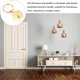 thumbnail image 3 of 4pcs Muebles de estilo europeo Manejar Muebles Manejar Handles Forma de Flores, 3 of 6