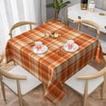thumbnail image 1 of Fall Square Tablecloth 52×52 Inch Fall Plaid Table Cloth Small Square Tablecloths Indoor Outdoor Washable Wrinkle Free Stain Resistant Waterproof Fabric Table Cover for Tables Kitchen Dining, 1 of 6