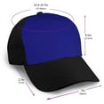 thumbnail image 2 of Naloa Navy Adult adjustable Print Baseball Hat, Patchwork curved brim baseball capfor Men and Women, One Size, 2 of 5