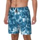 thumbnail image 1 of Fotbe Blue Tie Dye Traje de Baño para Hombre – Shorts de Natación de Secado Rápido con Forro y Bolsillos-Medium, 1 of 6