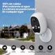 thumbnail image 2 of Cámara De Seguridad Hd Wifi 4mp Con Baterías Dytimeem,con Alarma,detección De Movimiento,audio Bidireccional,visión Nocturna A Todo Color,ip65 Impermeabledos Baterías De 4000ma, 2 of 8