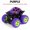 PURPLE, variant on 1PC/2PCS/4PCS Inertia Off-Road Vehicle Set, Durable Friction Powered Mini Offroad Car Replica, All-Terrain Auto Model, Desktop Decor, Hobby Collectible, Ideal Gift for Halloween, Christmas and Daily