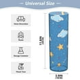 thumbnail image 2 of Clear Flower Vase Centerpieces Plastic Cylindrical Vases Home Wedding Decor 4"x12" Cloud and Star, 2 of 6