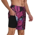 thumbnail image 2 of Fotbe ink Donkey Pop Art Traje de Baño para Hombre – Shorts de Natación de Secado Rápido con Forro y Bolsillos-3X-Large, 2 of 6