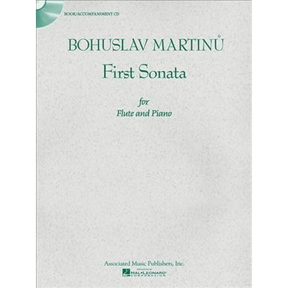 Bohuslav Martinu - First Sonata for Flute and Piano: With Recordings of Piano Accompaniments