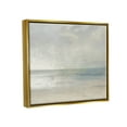 thumbnail image 3 of Stupell Sandy Tide Ocean Horizon Landscape Painting Gold Floater Framed Art Print Wall Art, 3 of 6