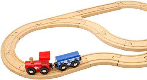 play 22 wooden train set