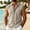 Khaki, variant on DwelliawoMen's Tank Tops Casual Cotton Linen Sleeveless Button Down Shirts Summer Vests Front Pockets Solid Color Turn-down Collar Gym Muscle T-shirt Beach Basic Tee TopsDark GrayM