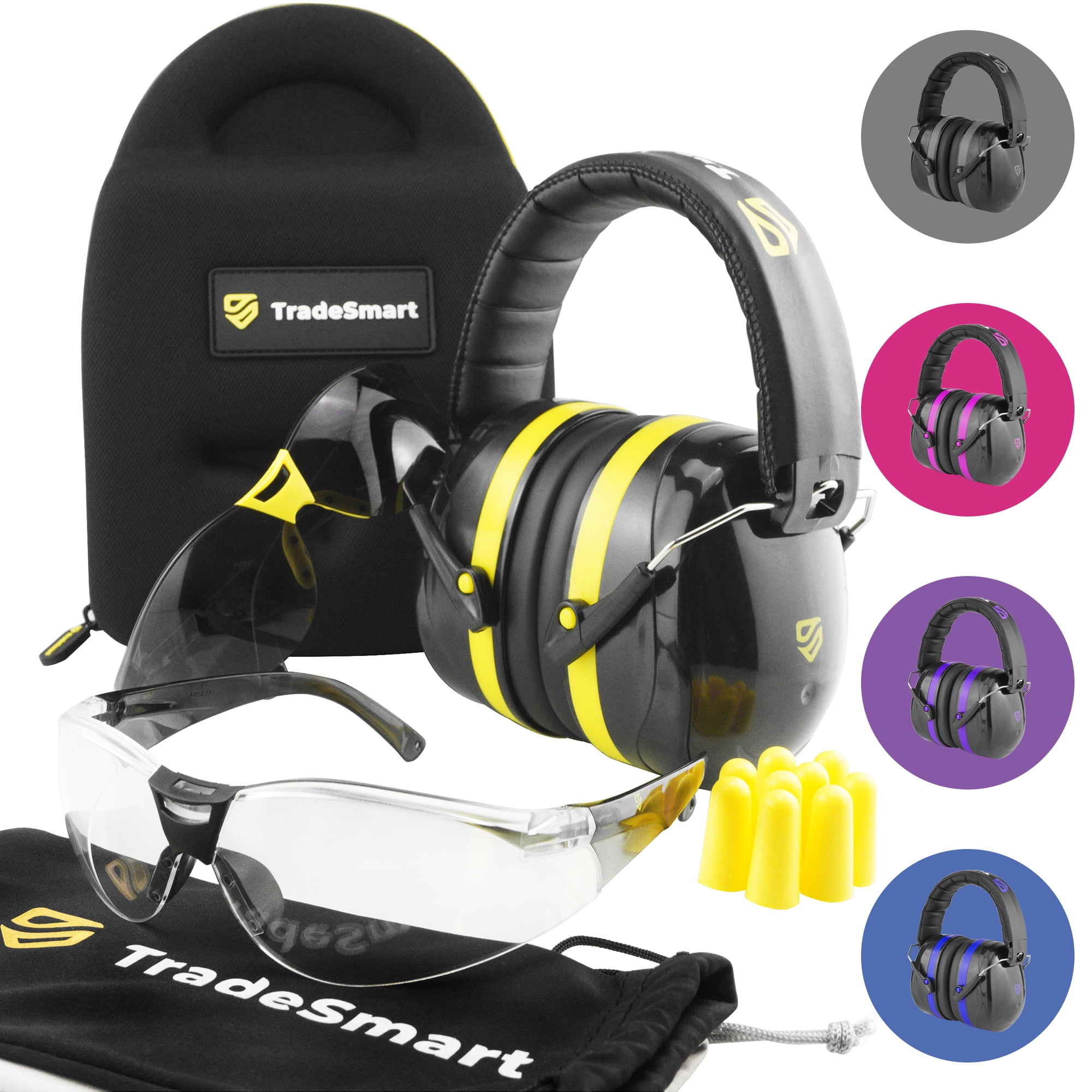 TRADESMART Hearing Protection for Shooting Range/Ear and Eye Protection