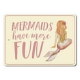 thumbnail image 2 of Mermaids Have More Fun Novelty Decor, Metal Wall Sign - 10x14 Inches, 2 of 4
