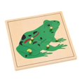 thumbnail image 1 of Rompecabezas de madera Elite Montessori Frog con pomos de plástico, 1 of 4