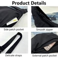 thumbnail image 4 of Kannior Crossbody Sling Bag for Women Men Lightweight Handbag Crescent Bag With Adjustable Strap Durable Casual Handbag, 4 of 6