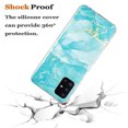 thumbnail image 2 of Allytech Compatible with Samsung Galaxy A51 4G Case, Marble Design Series Case for Women Boys Girls Soft Slim TPU Shockproof Cover for Samsung Galaxy A51 (Non 5G Version), Green Marble, 2 of 5