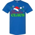 thumbnail image 3 of Inktastic Auntie Claus with Christmas Santa Hat and Snowflakes T-Shirt, 3 of 5