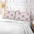 thumbnail image 5 of GZHJMY Rainbow Pandas Pillowcase, Super Soft Pillow Shams Covers, Plush Cozy Pillow Cases with Zipper, 21" X 54"（320）, 5 of 6