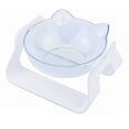 thumbnail image 1 of Laklulu Cuencos para gatos, cuenco elevado para comida y agua con soporte, comedero antideslizante para gatos, comedero para mascotas, 1 of 5