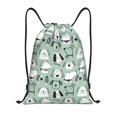 thumbnail image 1 of Xecao Puppy Pattern Sports Drawstring Backpack - String Swim Gym Bag with Wet Proof Pocket for Women&Men-Medium, 1 of 6