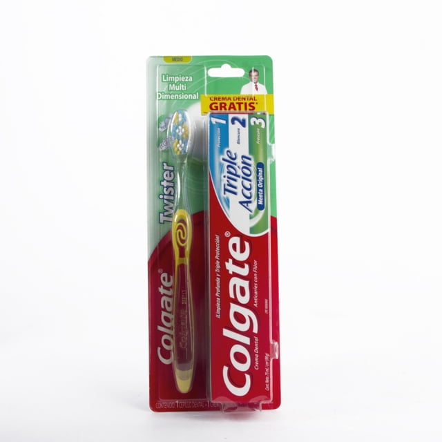Cepillo dental Colgate Twister más Pasta Dental de 75 ml