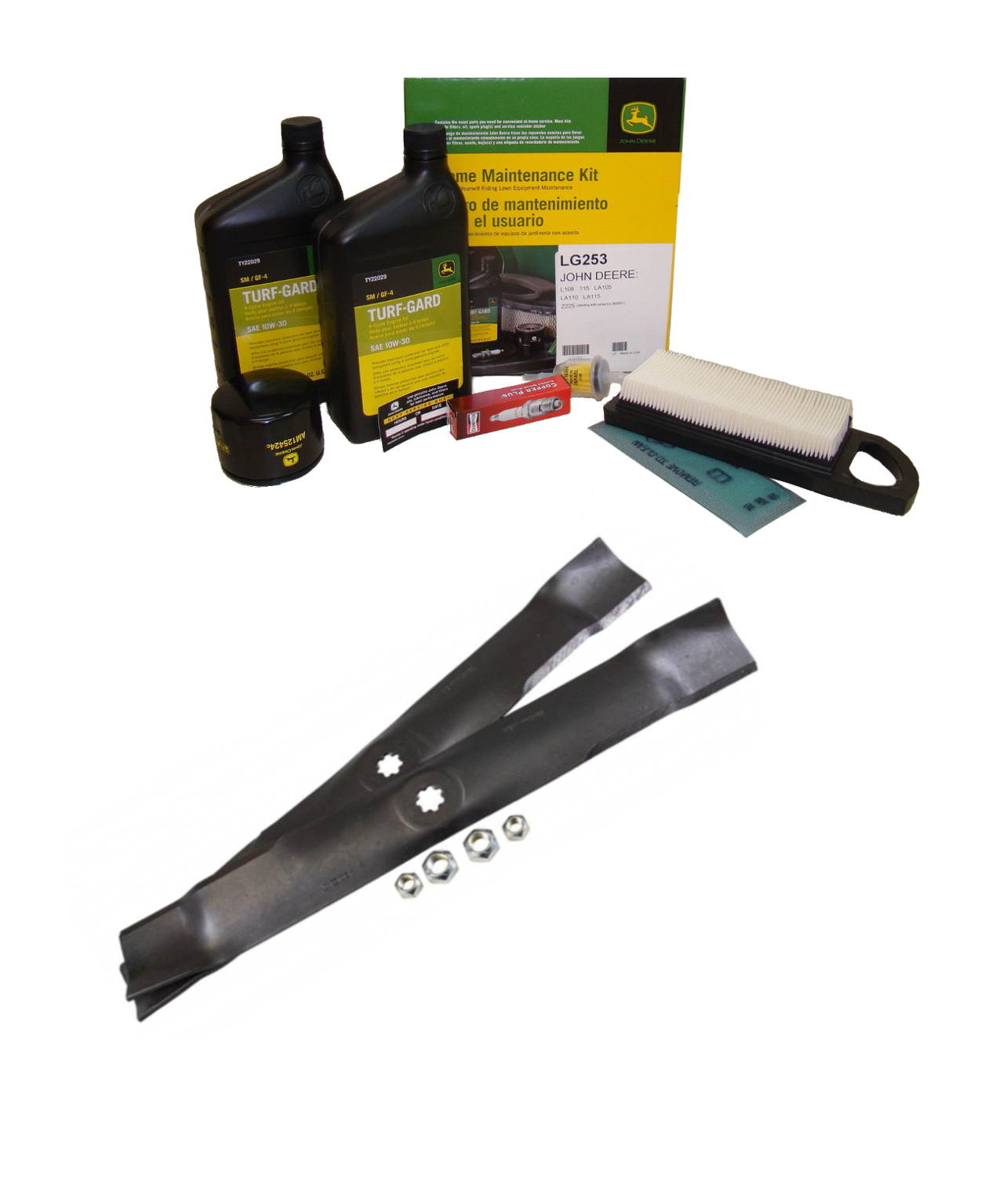 John Deere Original Equipment Model LA115 Maintenance Kit + Mulching