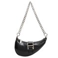 thumbnail image 1 of Bolso Hombro para Mujer Cadena PU Color Sólido Elegante Masa Al Aire Libre, 1 of 8