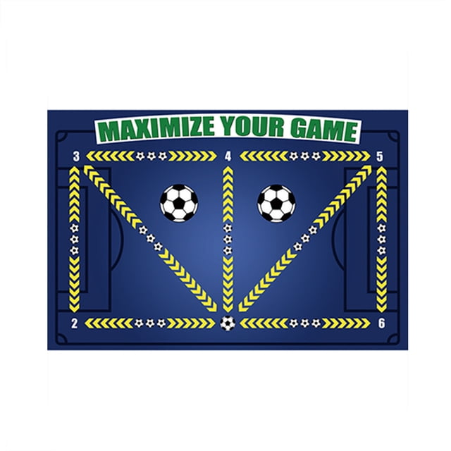 Ohmyroo Diatom Mud Football Training Mat Non-Slip Sound Insulation Fitness Rug for Footwork
