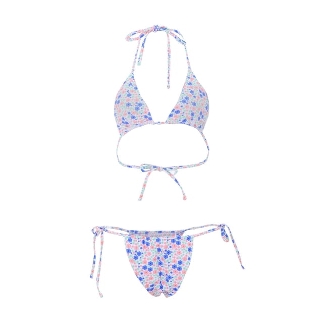 Aayomet Womens Bikini To Choose From Sexy Straps Split Swimsuit Bikini Woman (B, S)