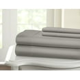thumbnail image 2 of 1200 Thread Count 100% Cotton Solid Sheet Set (Twin, Gray), 2 of 2
