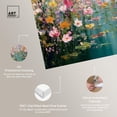 thumbnail image 2 of Picturesque Colors Canvas Colorful Floral Art by Art Remedy, Gallery Wrapped, 45 x 30, 2 of 4