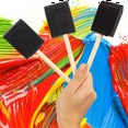 thumbnail image 6 of 40PCS Foam Brush,Foam Paint Brush with Wooden Handle,for Painting,Sponge Paint Brush (1Inch-4Inch Different Size), 6 of 8
