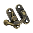 thumbnail image 2 of Candado antiguo Cerradura de gancho de hierro Cerradura de seguridad Oculto Capturas Decoración Joyero Muebles Accesorios de hardware Regalos Herramientas y ferretería Gancho derecho de bronce Kenally TO011076-05, 2 of 6