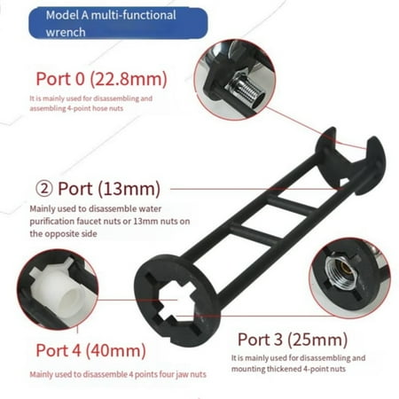 

Off Promotions! Ynlkorvg Multifunctional Wrench Multifunctional Faucet Installation Wrench Sink Small Wrench (Four Buckles) Tools Clearance Sale