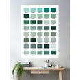 thumbnail image 2 of Album Pastel Green Color Swatch Track List Compilation. Poster Wall Art, Modern Wall Decor For Living Room Bedroom, 8x12 UNFRAMED, 2 of 3