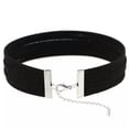 thumbnail image 6 of HOOUN Choker Necklace Black Velvet Classic Chain Collar Women Dress Jewelry US Sell-white, 6 of 9