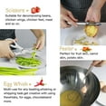 thumbnail image 3 of Kitchen Utensil Set-Silicone Cooking Utensils-33 Kitchen Gadgets & Spoons for Nonstick Cookware-Silicone and Stainless Steel Spatula Set-Best Kitchen Tools BPA FREE (Cream White), 3 of 7