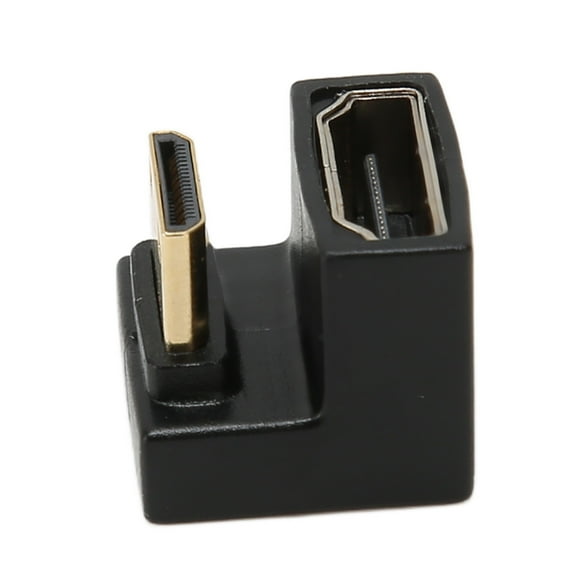 Mini HD To HD Female Adapter, U Shaped 48Gbps Transmission 8K 4K 1080P Plug and Play Mini HD To HD Adapter for Projector