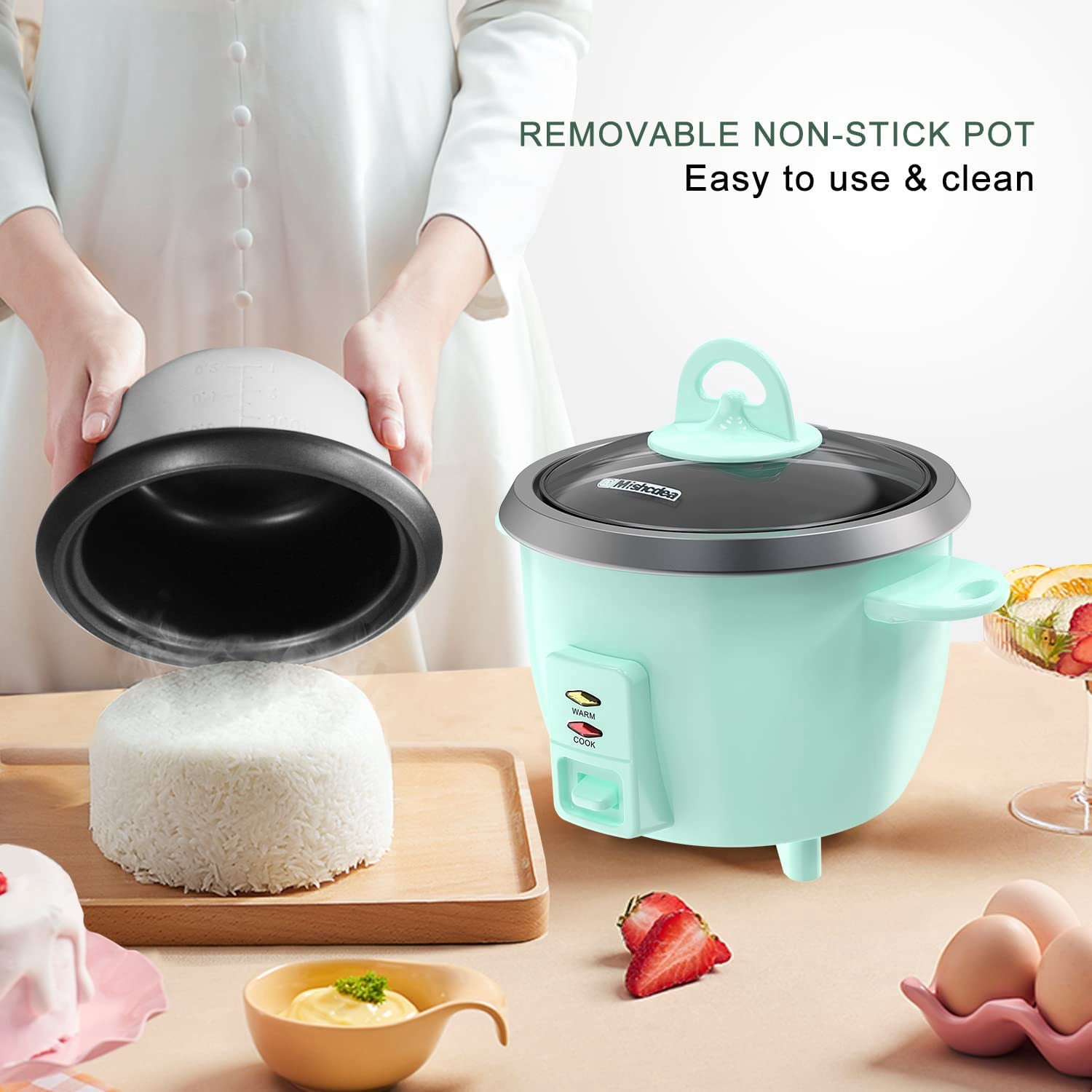 mini rice cooker with steamer