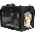 thumbnail image 1 of Dog Cage Collapsible Kennel Cat Pet Carrier Bag Quick Portable Folding Soft Crate with Locking Safety Zippers Outgoing Travel ShopWise Round, 1 of 8