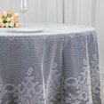 thumbnail image 3 of Premium Lace Round Tablecloth Table Linens - Wedding Reception Party Home Dining Wholesale Decorations, 3 of 8